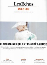 LES ECHOS WEEK-END n°48 07/10/2016 Fashion Weeks/ Tod's/ Bio/ Cécilia Bartoli
