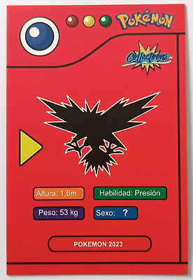 CARD POKEMON POKEDEX EC VOL. I #044 GLOOM 2023 Kanto PERU South America TCG