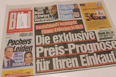 BILDzeitung 30.09.2023 September Geburt Geburtstag  Amira Pocher Oliver