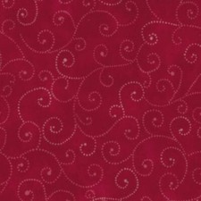 Moda Marble Swirls 9908-23 Christmas Red Scrolls