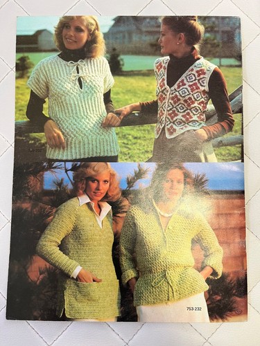 1970's Knit and Crochet Pattern Leaflets Vintage Retro - YOU SELECT - Picture 35 of 97