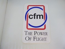 AUTOCOLLANT / STICKER - CFM - THE POWER OF FLIGHT -  AVIATION - AIRCRAFT - 