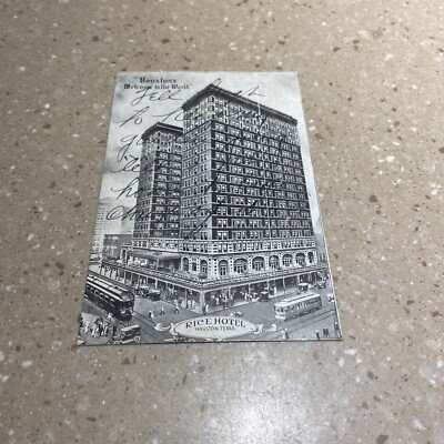 Rice Hotel Houston Texas TX | eBay