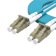 OM3 LC to LC Fiber Optic Patch Cord Cable Multi-Mode Duplex Jumper 1m 40m lot