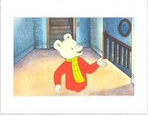 RUPERT Bear Production Animation Cel Nelvana Tourtel Animation 1990s B70193