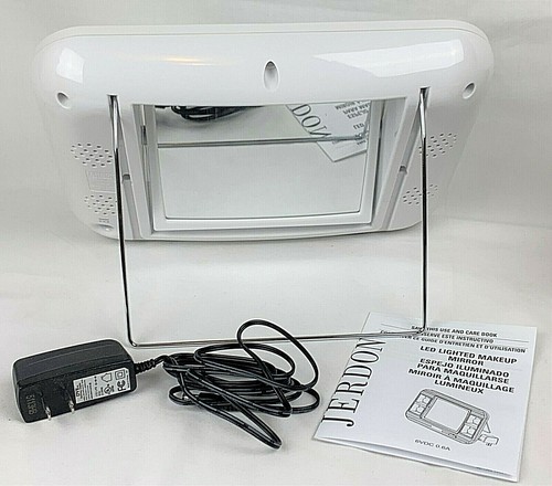 Jerdon LED Lighted Makeup Mirror 1x / 5x Magnification Vanity/Travel Mirror - Picture 3 of 11