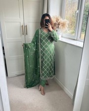 INDIAN DESIGNER FAUX GEORGETTE ANARKALI GOWN WITH FANCY DUPATTA FOR PARTY WEAR