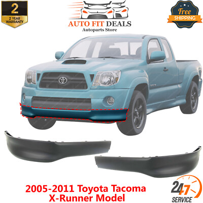 Front Bumper Cover Textured w/ Spoiler Holes For 2005-11 Toyota Tacoma ...