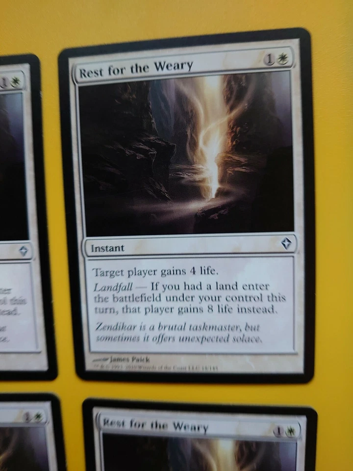 MTG Card. Rest for the Weary playset. 4 cards Worldwake Instant - Image 4 of 4