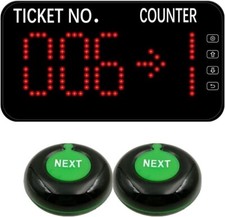 Number Calling System Take a Number System LED Queue Display Show Tickets Number