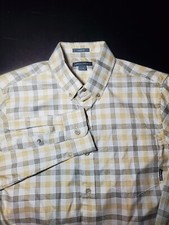 Mens Small Eddie Bauer Classic Fit Long Sleeve Button Up Shirt