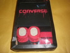 CONVERSE INFANT 3 PIECE SET 0-6 MONTHS HAT, BOOTIES, BODYSUIT NEW BOX IS WORN