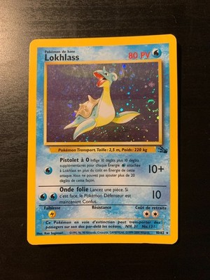 Pokemon Karte: Lokhlass 10/62 Fossil Edition 2 Wizards Französisch