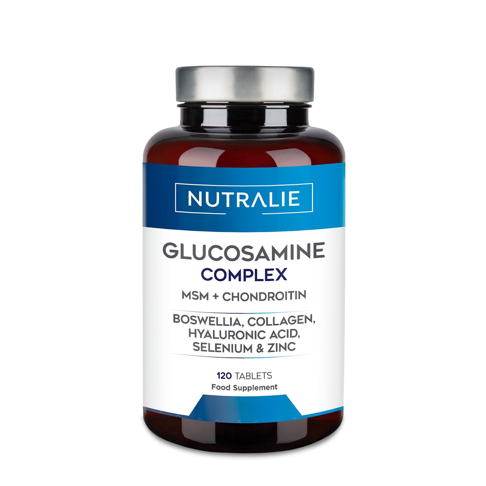 Nutralie Glucosamine And Chondroitin High Strength Complex Msm Collagen Hyaluronic Acid And Boswellia Maintain Normal Bones Glucosamine Sulphate 1500 Mg 120 - Image 6