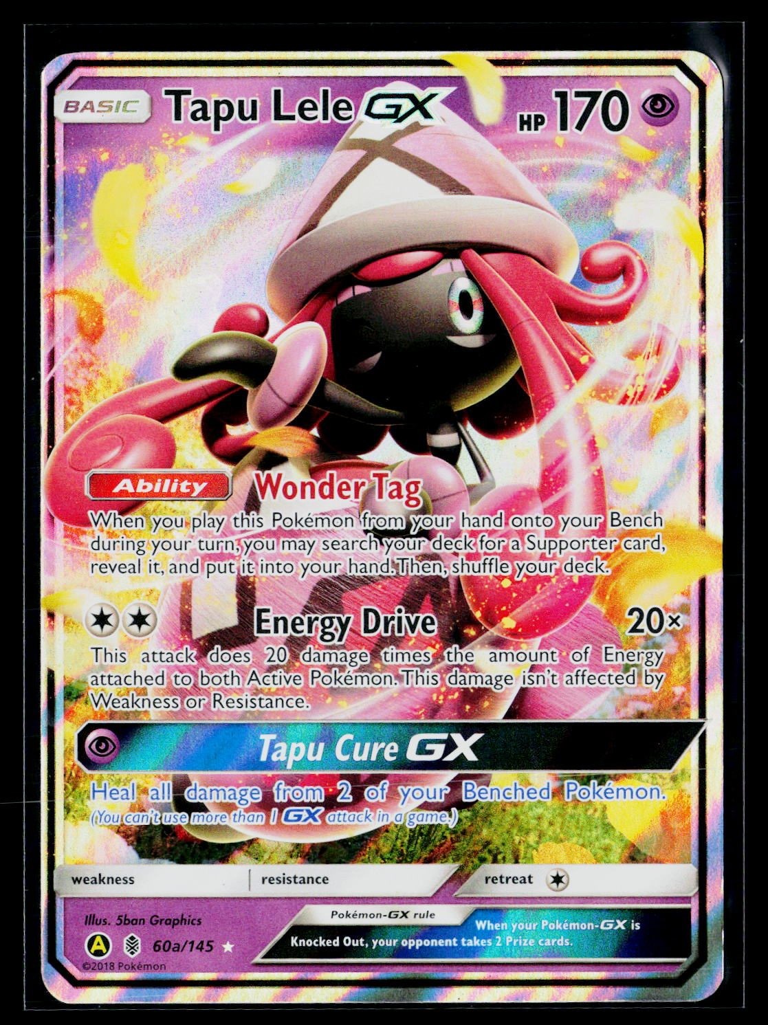 Tapu Lele GX Holofoil [PR - 060a/145]MP