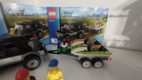 Lego City SUV With Watercraft 60058 Fully Complete Excellent Shape