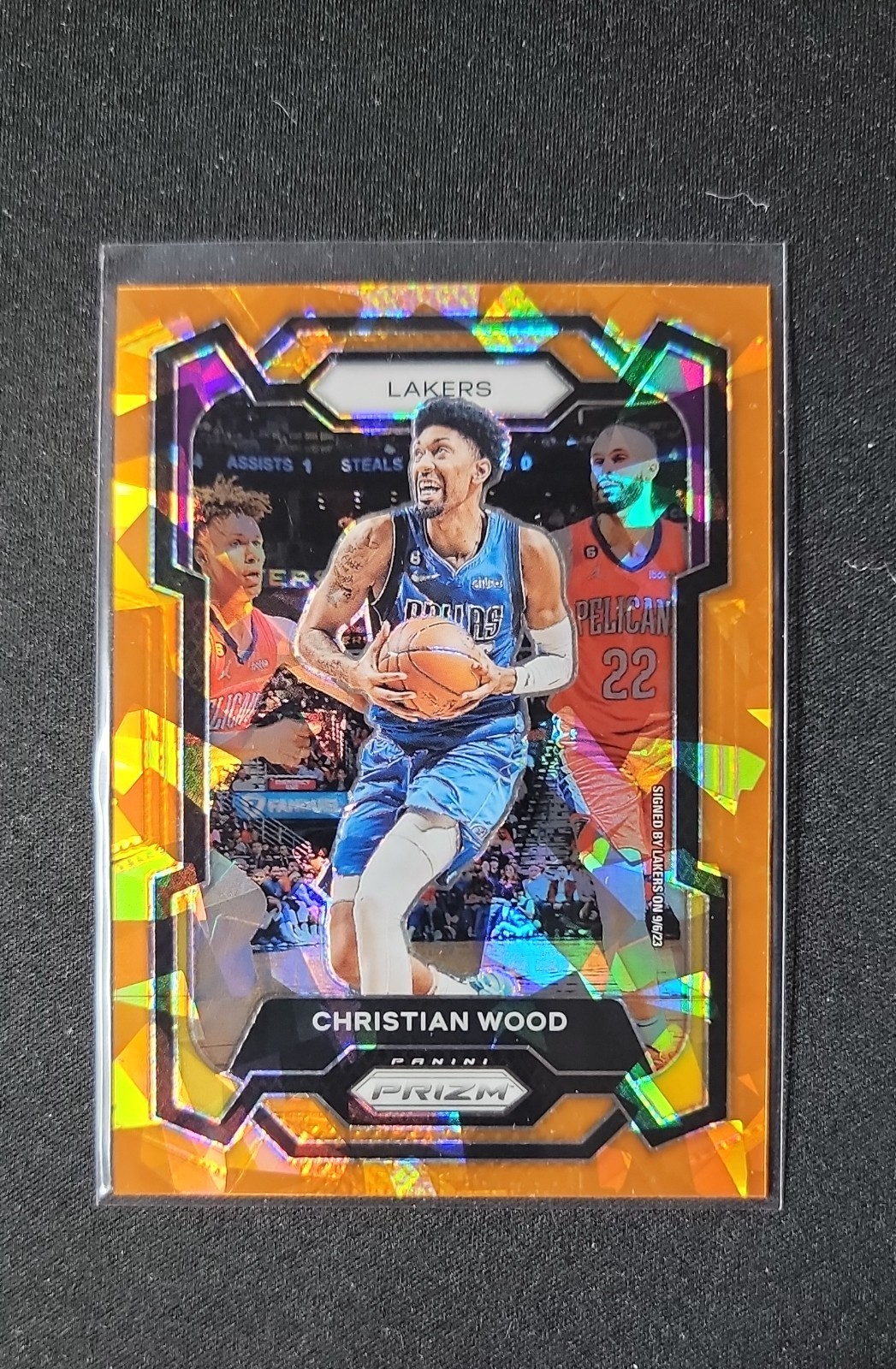 2023-24 Panini Prizm - Christian Wood #245 Orange Ice Prizm