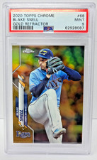 2020 Topps Chrome GOLD REFERACTOR - BLAKE SNELL Card /50 PSA 9 MINT Pop 2