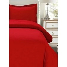 NIB Red Duvet Cover and Sham for Twin Bed