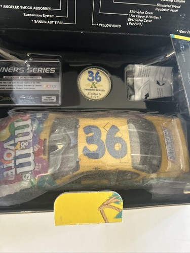 M&M’S Grand Prix Team Caliber 1/24 Ken Schrader Die Cast #36 - Brand New-2002 - Picture 8 of 8