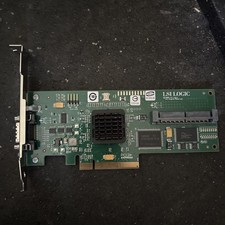 LSI Logic SAS3442E-R PCI Express SATA / SAS Controller Card 3Gb/s per port