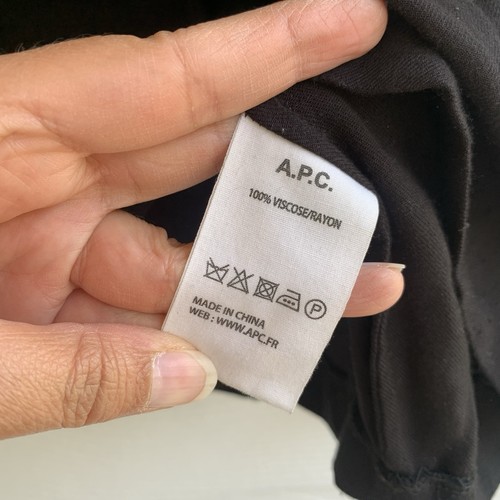Madras by APC Black Bluse Oberteil Damen Large Schwarz Langarm - Bild 7 von 9