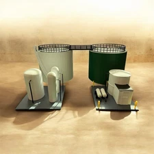 O Scale “Oil Refinery”