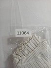 H&M Divided Women's M Ribbed Crop Long Sleeve Sweater Ivory Lettuce Hem — photo 9