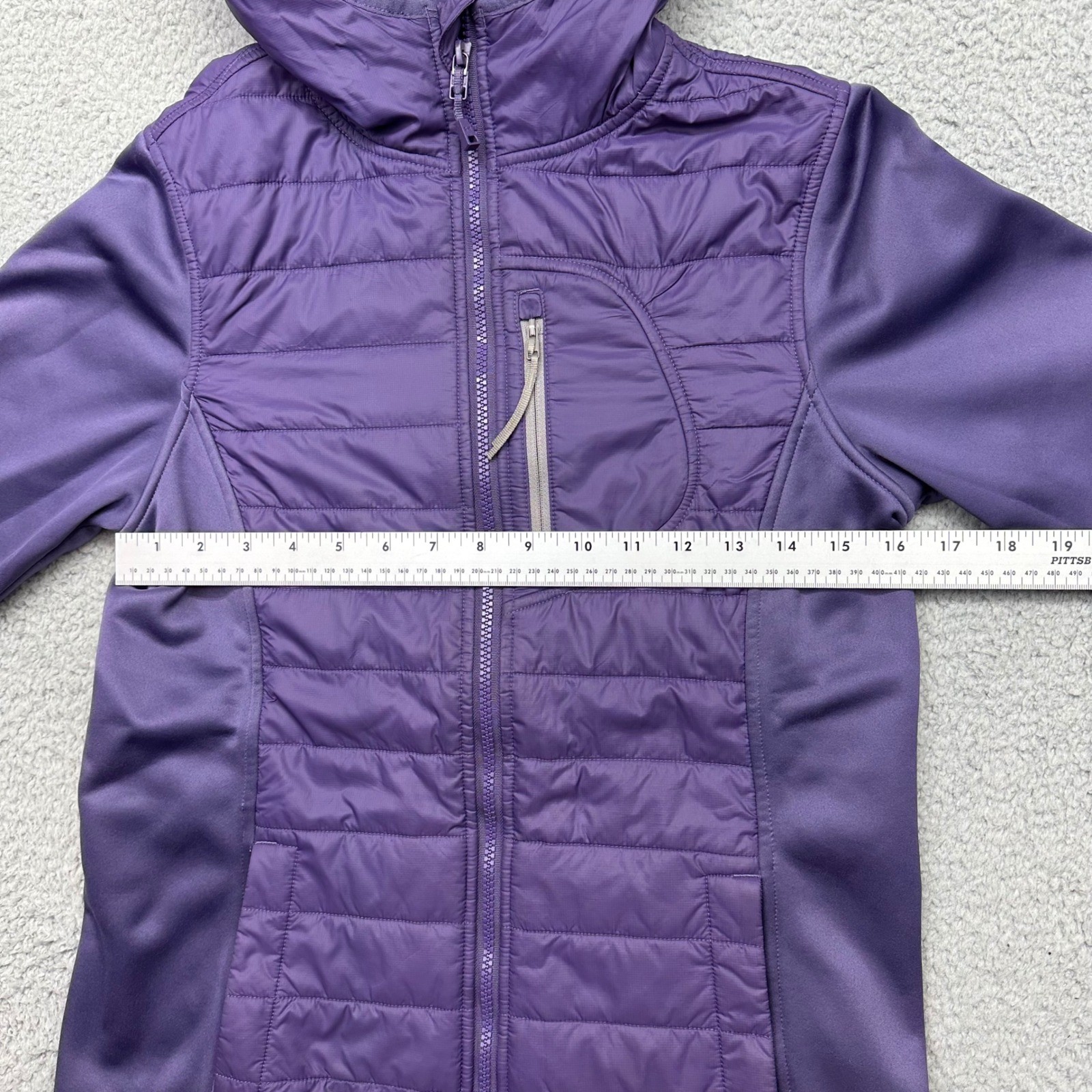 Under Armour 1249124 Womens XS ColdGear Infrared Primaloft Purple Hooded Jacket thumbnail 7