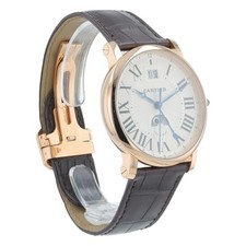 Cartier Rotonde de Cartier 18k Rose Gold Silver Dial 42mm Automatic W1556220 5