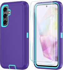 Compatible with Samsung Galaxy S26 Case, HD Screen Protector, Heavy Duty Shockpr