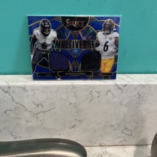 2025 Panini Select - Multiverse Patrick Queen #MVJ-PQN Blue Prizm (MEM)