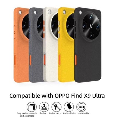 Case for OPPO Find X9 Ultra Case Luxury TPU+PC Frosted Magnetic Slim Back Cover