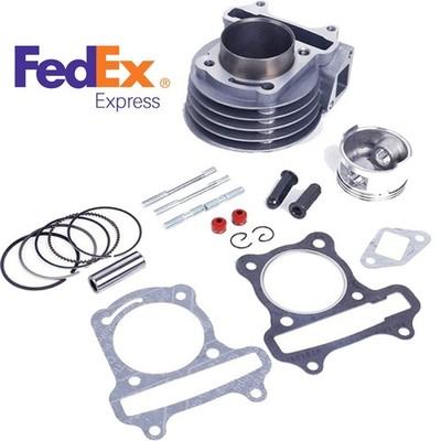 1Set 50mm Big Bore Cylinder Rebuild Kit for GY6 49cc 50cc 60cc 80cc 100cc Engine