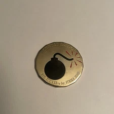 Vintage Pogs Metal Slammer 1990s - PRO STRIKER STRIKE ZONE BOMB - Free Ship