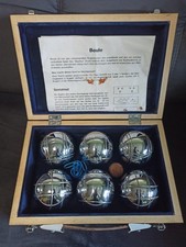 Boule Set mit Koffer 6 Kugeln Zustand Sehr Gu...