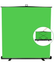 Extra Large Green Screen, 74W X 77H inches Collapsible Chromakey Panel,Portab...