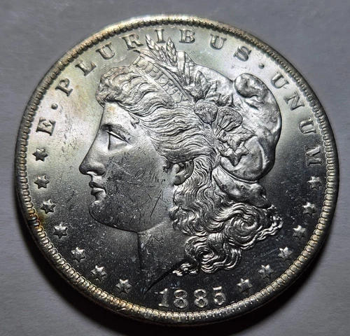 1885-O MORGAN $1 Dollar 90% Silver Coin ~ Original Brilliant Uncirculated BUnc ~