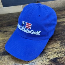 US Kids Golf Blue Boys Adjustable Strap Hat Baseball Cap