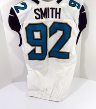 2016 Jacksonville Jaguars Chris Smith #92 Game Issued White Jersey 42 DP48858