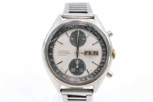 Herren Vintage Seiko Panda Chronograph Uhr Ref 6138-8020 Automatik ERSATZTEILE/REPARATUR