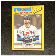 Topps 2026 Heritage Taj Bradley #38 Minnesota Twins Baseball Card