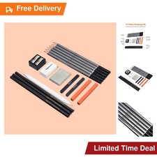 Amazon Basics Sketching and Drawing Art Pencil Kit, 17-Piece Set for...