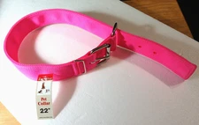 Valhoma Ply Nylon Dog Collars - 22" x 1.34 inch Wide -4 holes