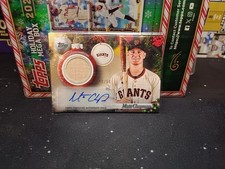 2025 Topps Holiday Matt Chapman Player Autograph Relic /50 #PAR-MC