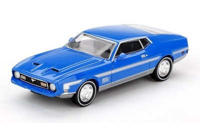 FORD Mustang Mach 1 - grabber blue - Mini GT 1:64