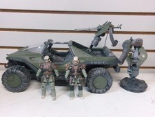 MCFARLANE HALO REACH WARTHOG WITH GAUSS AND MORE COMPLETE! #OS