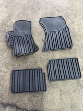 10-15 Subaru Impreza Wrx Sti - Floor Mat Sets Black - Left Right Front Rear Oem