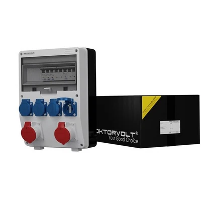 Stromverteiler TD-S 2x16A 4x230V franz/belg System Doktorvolt 2114 - Bild 1 von 4