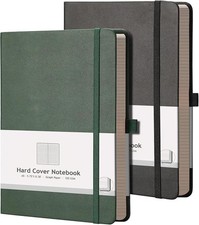 AHGXG Graph Paper Notebook 2 Pack - A5 Grid Paper Notebook/Journal Hardcover ...
